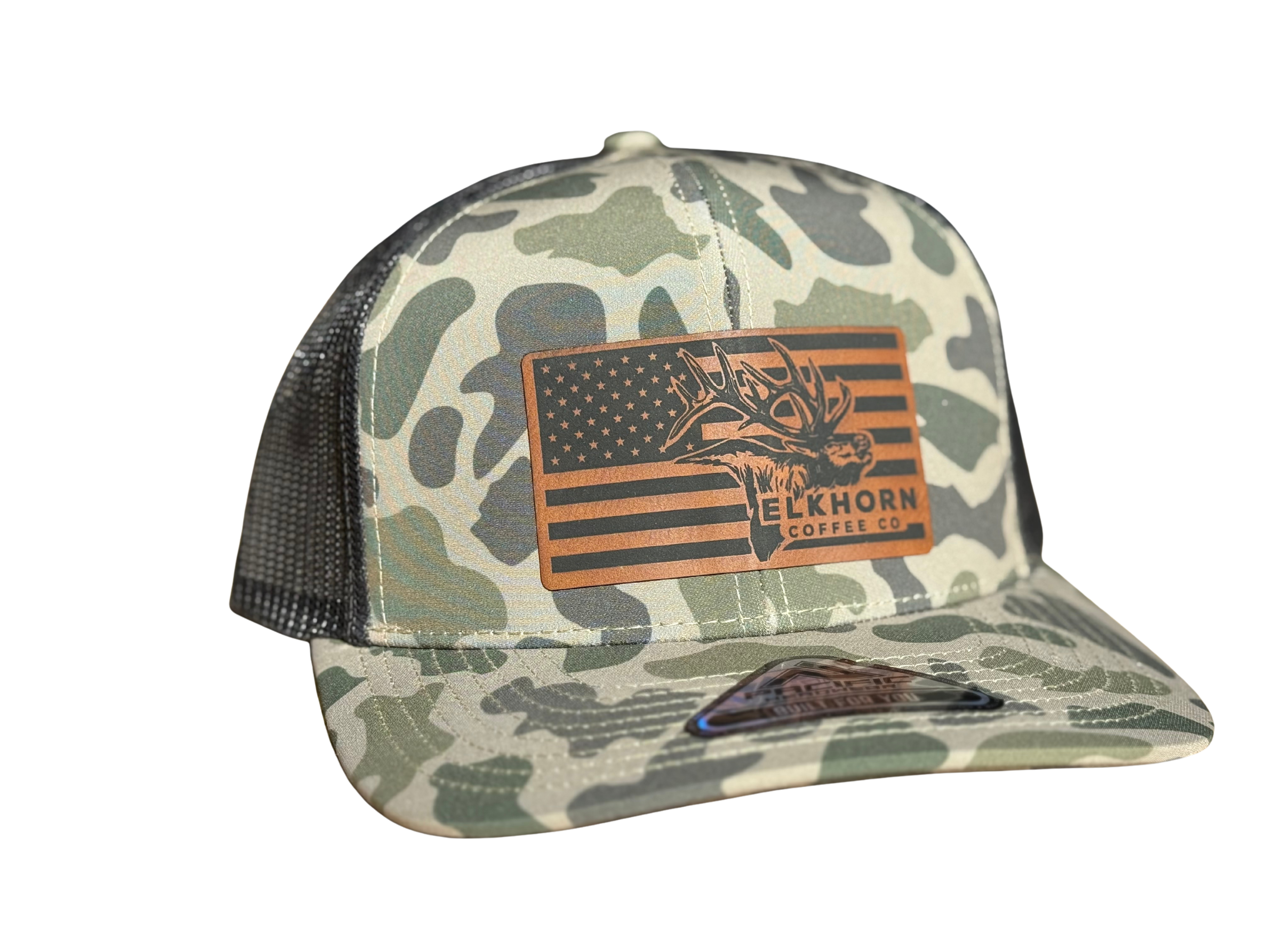 Elkhorn Patriot Camo Hat